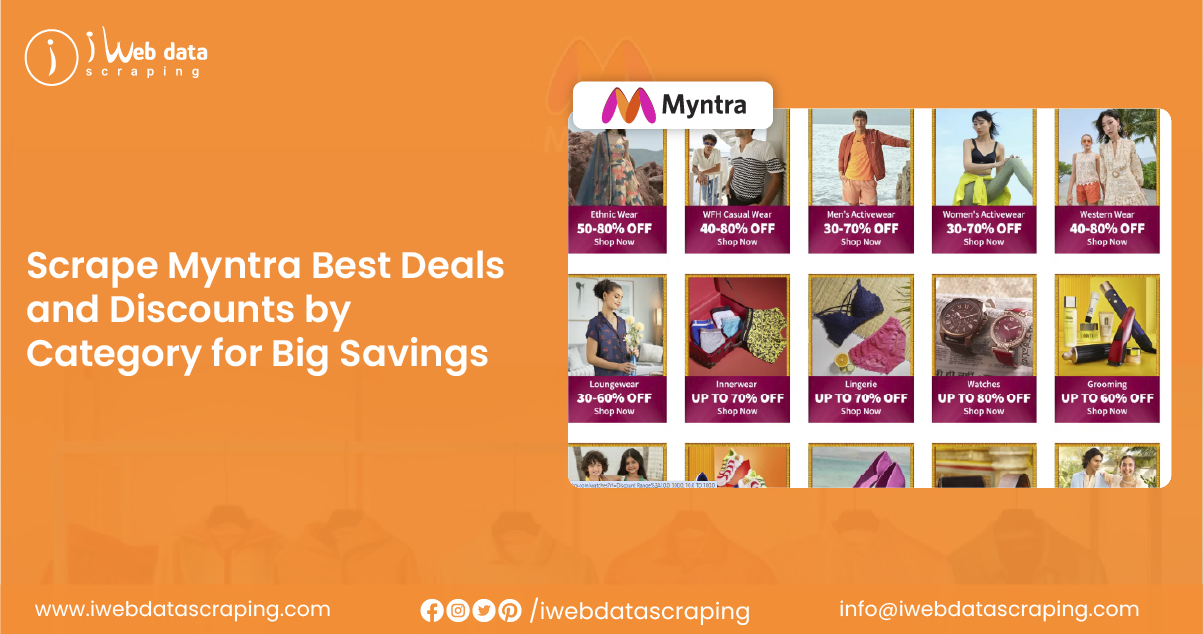 Scrape Myntra Best Deals and Discounts